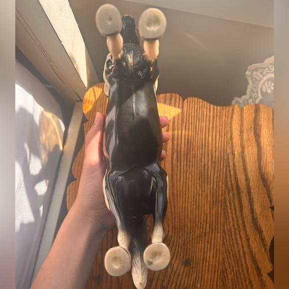 Vintage 1950s Breyer black/white western horse - Picture 5 of 14
